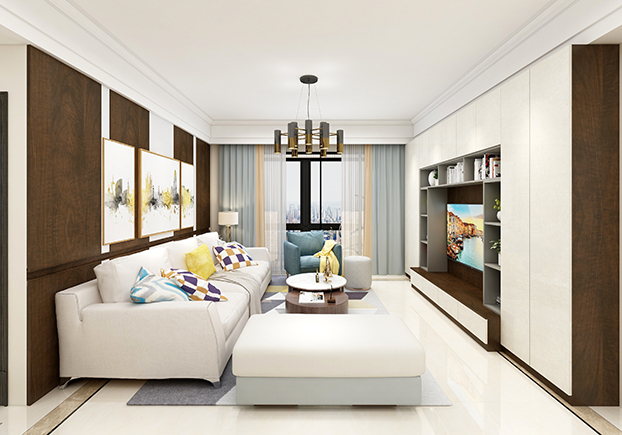 86㎡現(xiàn)代簡約，輕松與端莊，簡約與時尚