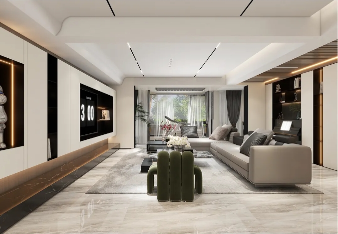 意式極簡丨拒絕過度裝修，173㎡住出大平層的高級舒適感